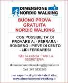 PROVA GRATUITA NORDIC WALKING A FERRARA PROVINCIA - dimensione nordic walking asd